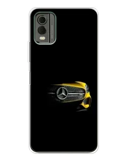 Чехол для Nokia C32 с картинкой «Mercedes — ретро стиль»
