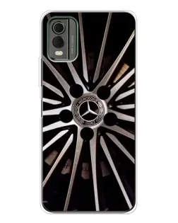 Чехол для Nokia C32 с картинкой «Диск Mercedes»