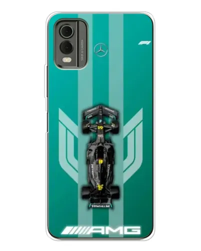 Чехол для Nokia C32 с картинкой «Mercedes AMG Petronas»