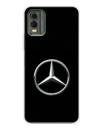 Чехол для Nokia C32 с картинкой «Mercedes классический лого»