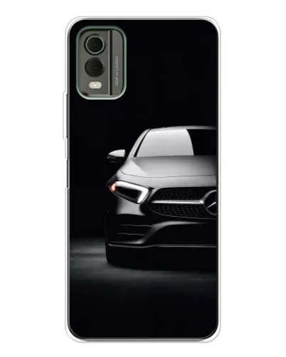 Чехол для Nokia C32 с картинкой «Свет фар Mercedes»