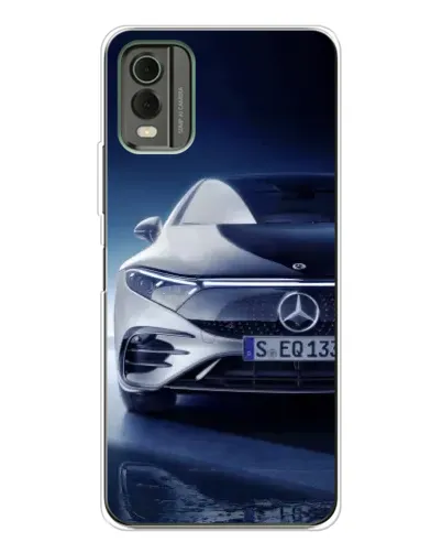 Чехол для Nokia C32 с картинкой «Mercedes EQ — будущее»