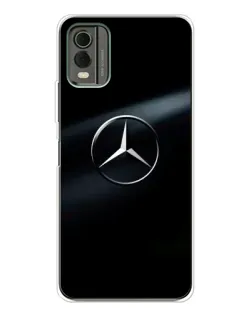 Чохол для Nokia C32 з картинкою «Mercedes на металі» Чохол для Nokia C32 з картинкою «Mercedes на металі»