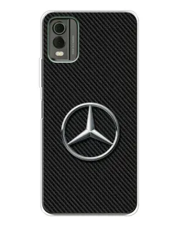 Чохол для Nokia C32 з картинкою «Карбоновий Mercedes стиль» Чохол для Nokia C32 з картинкою «Карбоновий Mercedes стиль»