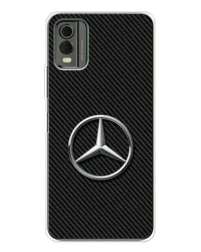 Чохол для Nokia C32 з картинкою «Карбоновий Mercedes стиль» Чохол для Nokia C32 з картинкою «Карбоновий Mercedes стиль»