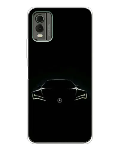 Чохол для Nokia C32 з картинкою «Mercedes — силует авто» Чохол для Nokia C32 з картинкою «Mercedes — силует авто»