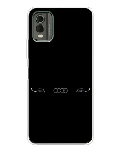 Чехол для Nokia C32 с картинкой «Audi — световой подпись» Чехол для Nokia C32 с картинкой «Audi — световой подпись»