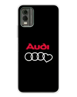 Чехол для Nokia C32 с картинкой «Логотип Audi Heart» Чехол для Nokia C32 с картинкой «Логотип Audi Heart»