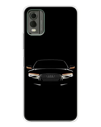 Чехол для Nokia C32 с картинкой «Audi — ночной контур» Чехол для Nokia C32 с картинкой «Audi — ночной контур»