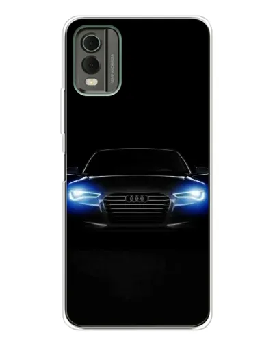 Чехол для Nokia C32 с картинкой «Audi в неоне» Чехол для Nokia C32 с картинкой «Audi в неоне»