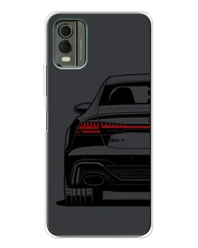 Чехол для Nokia C32 с картинкой «Задняя часть Audi — арт» Чехол для Nokia C32 с картинкой «Задняя часть Audi — арт»