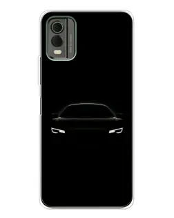 Чехол для Nokia C32 с картинкой «Взгляд Audi в темноте»
