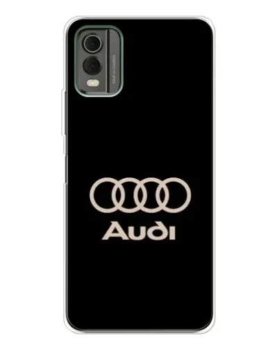 Чехол для Nokia C32 с картинкой «Audi — золотой логотип» Чехол для Nokia C32 с картинкой «Audi — золотой логотип»