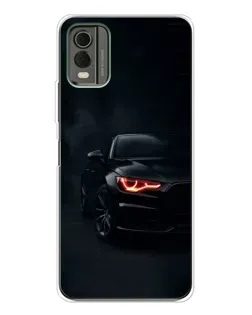 Чехол для Nokia C32 с картинкой «Audi — хищный взгляд»