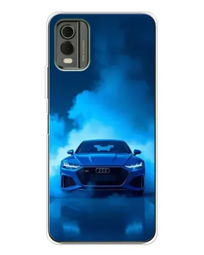 Чехол для Nokia C32 с картинкой «Audi — голубая энергия» Чехол для Nokia C32 с картинкой «Audi — голубая энергия»