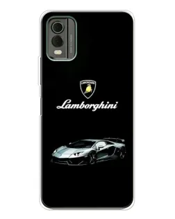 Чохол для Nokia C32 з картинкою «Логотип Lamborghini класика»