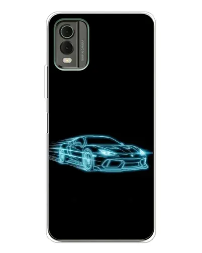 Чохол для Nokia C32 з картинкою «Неоновий контур Lamborghini» Чохол для Nokia C32 з картинкою «Неоновий контур Lamborghini»