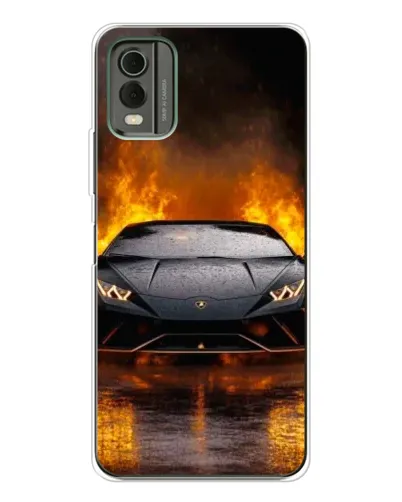 Чохол для Nokia C32 з картинкою «Lamborghini у вогні» Чохол для Nokia C32 з картинкою «Lamborghini у вогні»