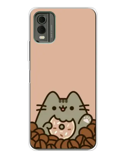 Чехол для Nokia C32 с картинкой «Кофейный Пушин» Чехол для Nokia C32 с картинкой «Кофейный Пушин»