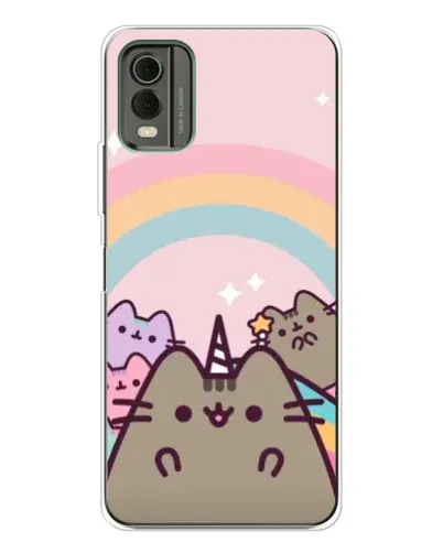 Чехол для Nokia C32 с картинкой «Единорог Pusheen» Чехол для Nokia C32 с картинкой «Единорог Pusheen»