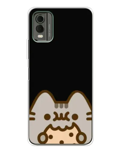 Чехол для Nokia C32 с картинкой «Пушин на черном» Чехол для Nokia C32 с картинкой «Пушин на черном»