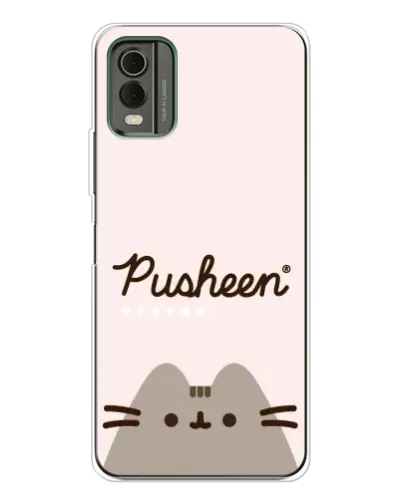 Чехол для Nokia C32 с картинкой «Pusheen логотип» Чехол для Nokia C32 с картинкой «Pusheen логотип»