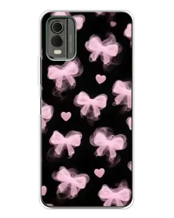 Чехол для Nokia C32 с картинкой «Геометрия банта»