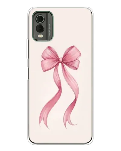 Чехол для Nokia C32 с картинкой «Розовый бант» Чехол для Nokia C32 с картинкой «Розовый бант»