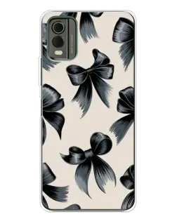 Чехол для Nokia C32 с картинкой «Банты Coquette»