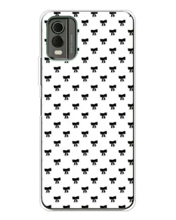 Чехол для Nokia C32 с картинкой «Мини-бантики»