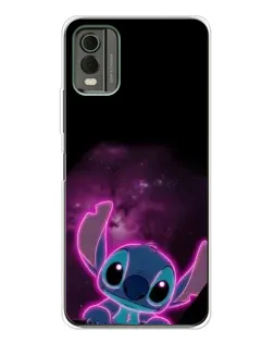 Чехол для Nokia C32 с картинкой «Неоновый Stitch»