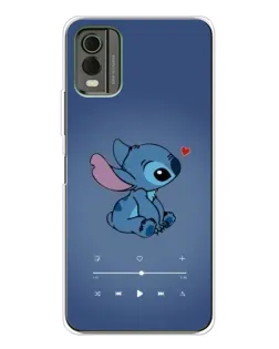 Чехол для Nokia C32 с картинкой «Музыкальный Stitch»