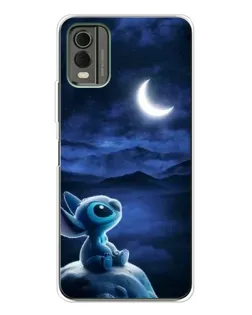 Чехол для Nokia C32 с картинкой «Лунная ночь Стича»