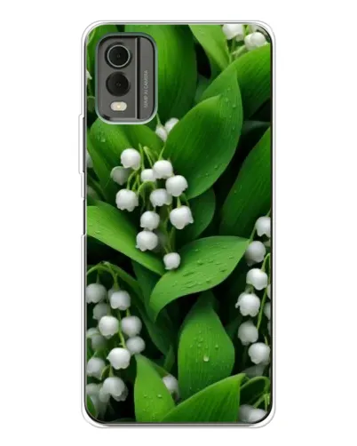 Чехол для Nokia C32 с картинкой «Ландыши в зелени» Чехол для Nokia C32 с картинкой «Ландыши в зелени»