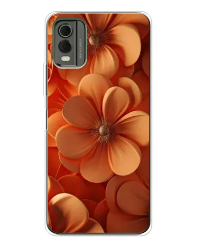 Чехол для Nokia C32 с картинкой «Оранжевый макро цветок» Чехол для Nokia C32 с картинкой «Оранжевый макро цветок»