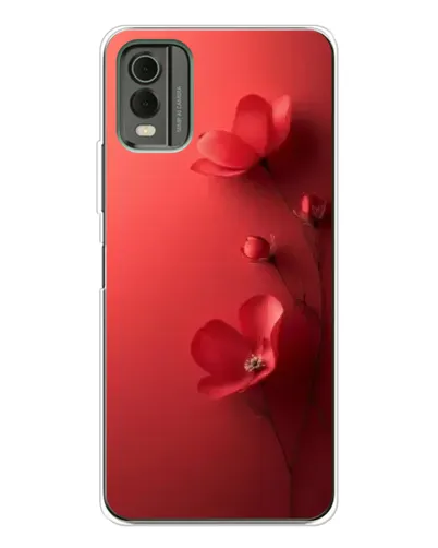Чехол для Nokia C32 с картинкой «Маковые соцветия» Чехол для Nokia C32 с картинкой «Маковые соцветия»