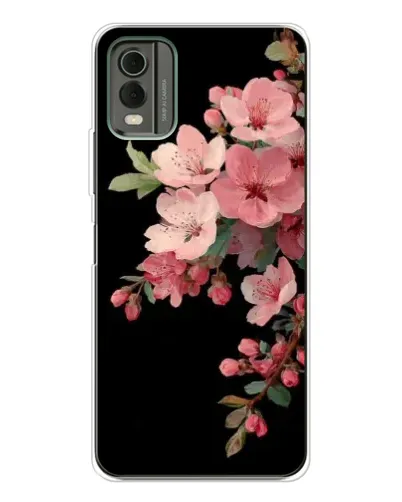 Чехол для Nokia C32 с картинкой «Розовая ветка сакуры» Чехол для Nokia C32 с картинкой «Розовая ветка сакуры»