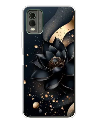 Чехол для Nokia C32 с картинкой «Черный лотос» Чехол для Nokia C32 с картинкой «Черный лотос»