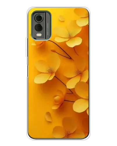 Чехол для Nokia C32 с картинкой «Золотые лепестки» Чехол для Nokia C32 с картинкой «Золотые лепестки»