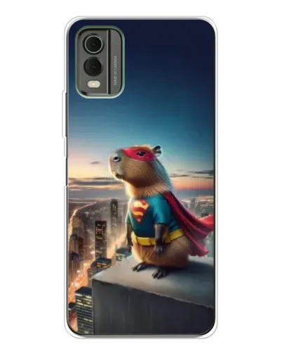 Чехол для Nokia C32 с картинкой «Капи-мен супергерой» Чехол для Nokia C32 с картинкой «Капи-мен супергерой»