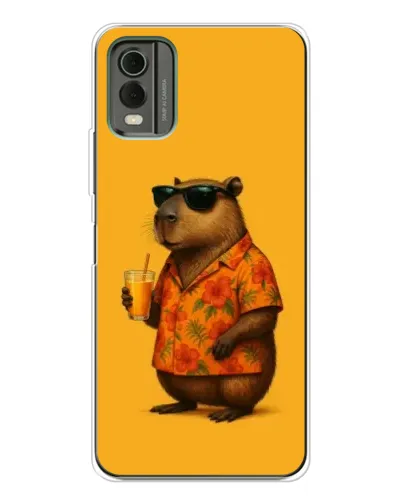 Чехол для Nokia C32 с картинкой «Капибара на отдыхе» Чехол для Nokia C32 с картинкой «Капибара на отдыхе»