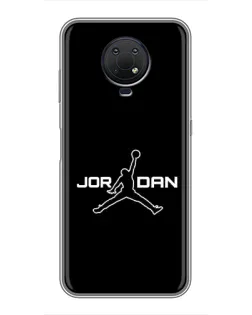 Чехол для Nokia G10 с картинкой «Nike Pink Swirl»