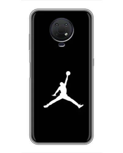 Чехол для Nokia G10 с картинкой «Jordan Silhouette»