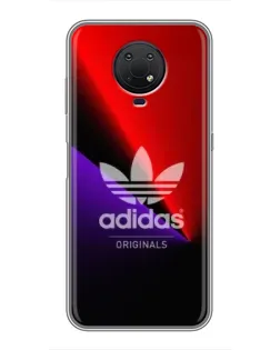 Чехол для Nokia G10 с картинкой «Adidas Red Neon»