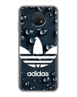 Чехол для Nokia G10 с картинкой «Adidas Trefoil Blue»
