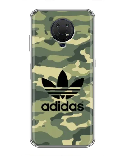 Чехол для Nokia G10 с картинкой «Милитари стиль Adidas»