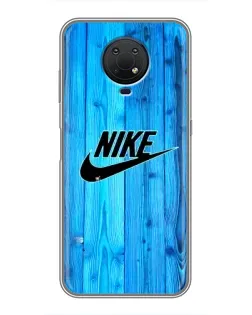 Чехол для Nokia G10 с картинкой «Голубое дерево Nike» Чехол для Nokia G10 с картинкой «Голубое дерево Nike»