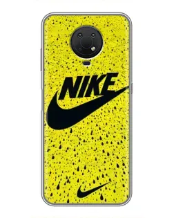 Чехол для Nokia G10 с картинкой «Желтый текстурный Nike» Чехол для Nokia G10 с картинкой «Желтый текстурный Nike»