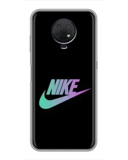 Чехол для Nokia G10 с картинкой «Nike — городская ночь» Чехол для Nokia G10 с картинкой «Nike — городская ночь»