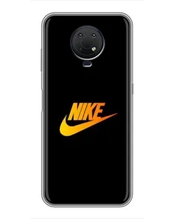 Чехол для Nokia G10 с картинкой «Золотой логотип Nike» Чехол для Nokia G10 с картинкой «Золотой логотип Nike»